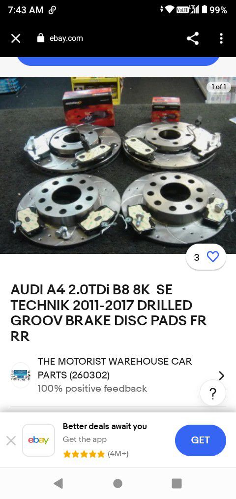 Brand New Rotors And Pads