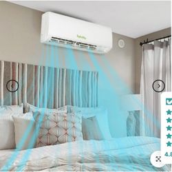 Wifi Enabled 9,000 BTU Mini Split Air Conditioner & Heater