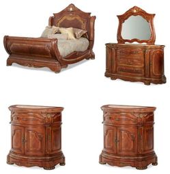 Michael Amini Cortina 5pc Bedroom Set