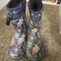 kids snow and rain boots 