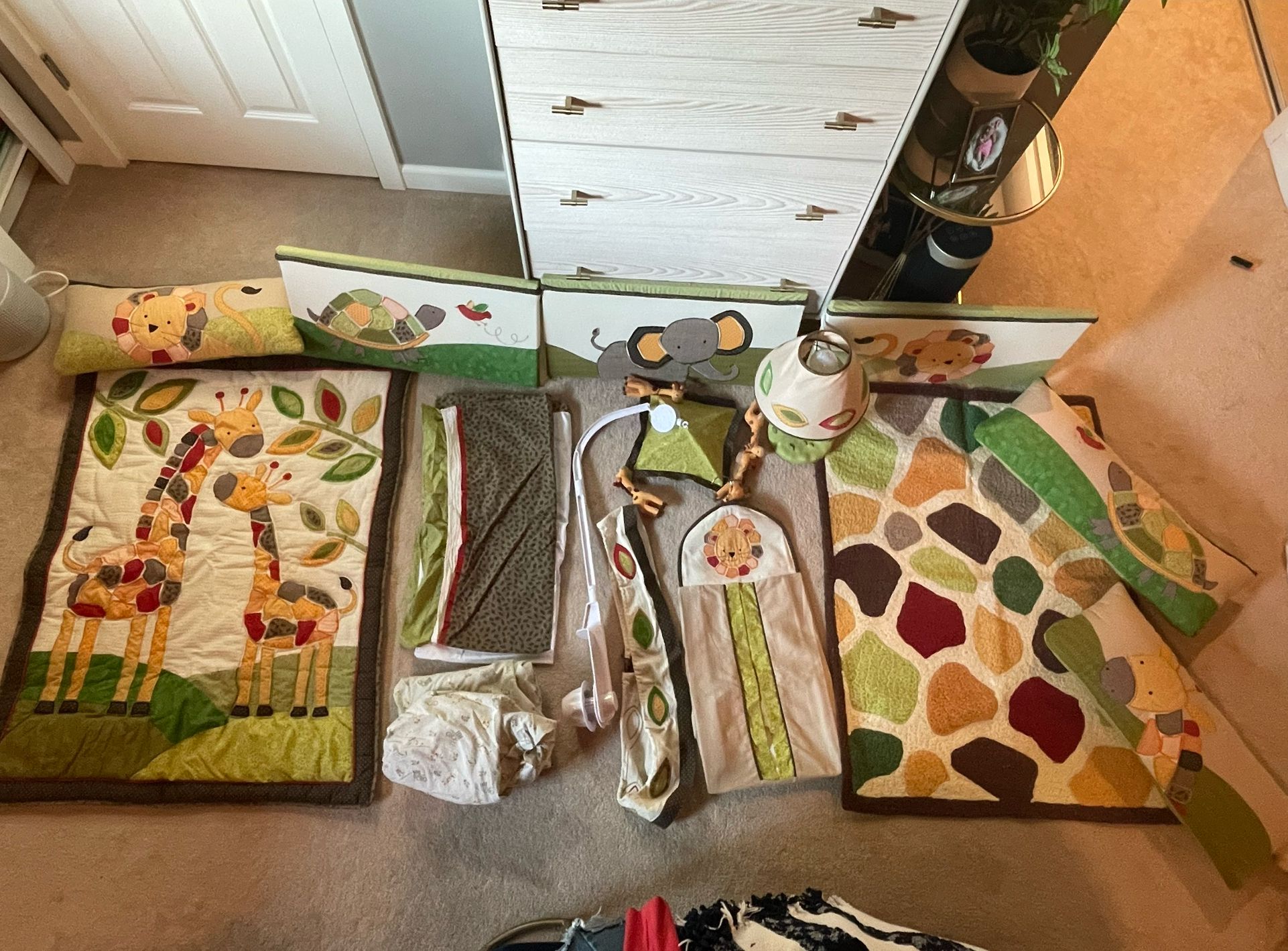 Baby Nursery Set - Jungle Theme
