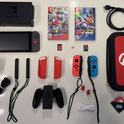 Nintendo Switch with 2 Games and more