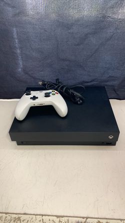Microsoft Xbox One X Console with Controller