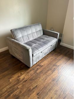 Ssofa with built-in ottoman