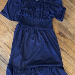 Navy blue dress size small 