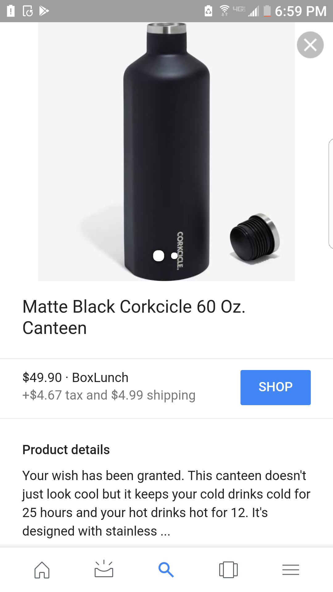 60oz canteen.