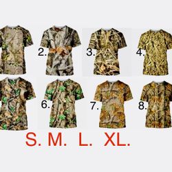 Hunting Tree camouflage camo clothing T-shirts outdoors