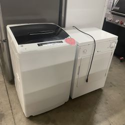 Compact Set Top Load GE White W 24” 