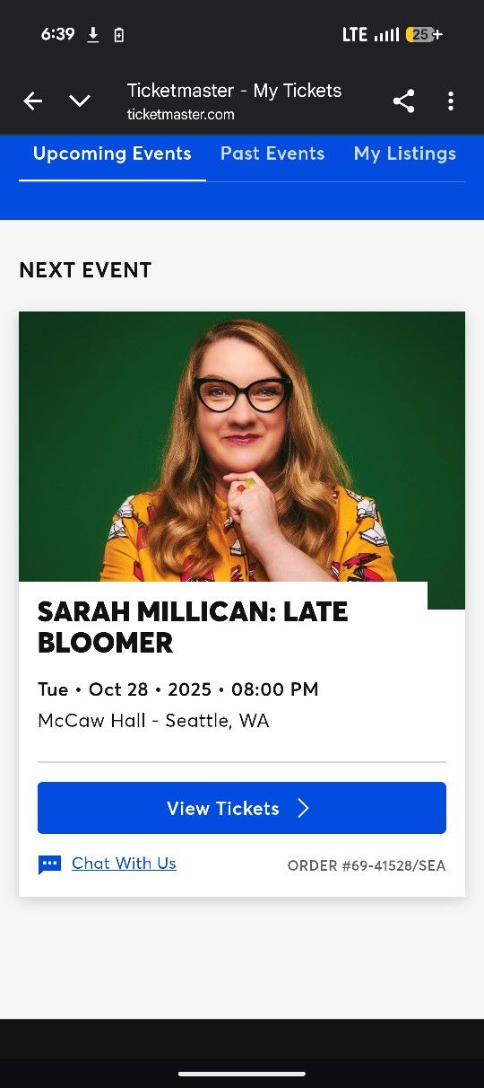 Sarah Millican October 28th