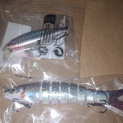 2 New Fishing Swim Bait Lures