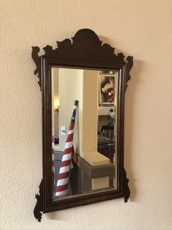 Antique wall mirror