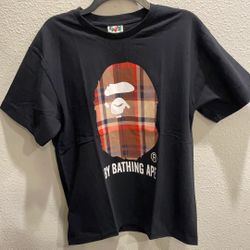 Bape Shirt Burberry Medium Black 