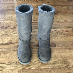 UGG Classic Tall Gray Boots - Size 9 Women’s