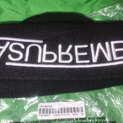 4. SUPREME USA BLACK BEANIE ONE SIZE FITS ALL LIMITED EDITION 