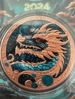 2024 Lunar dragon coin