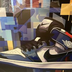 Jordan Print 24x24