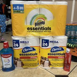 $20 Toilet Paper And Papertowel Bundles 