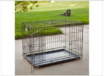 Midwest iCrate Single Door Folding Dog Crate, 36" L X 23" W X 25" H