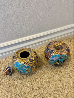 Cloisonné Decorative Apples