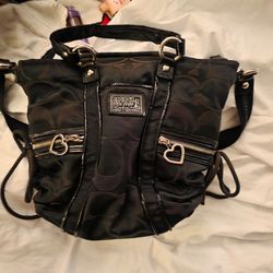 COACH SIGNATURE POPPY TOTE