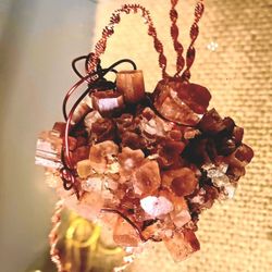 UNIQUE NEW JEWELRY ORE, ARAGONITE STAR CLUSTER, CREEDITE CRYSTAL HEART, GREEN HUED CHALCOPYRITE, BARITE TIGEREYE!