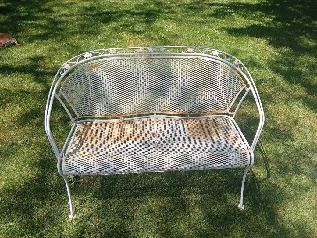 Lawn Furniture Vintage Wrought Iron