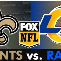 Rams vs. Saints Tickets And  Parking Pass 