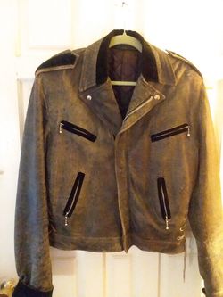 Leather jacket size med/large
