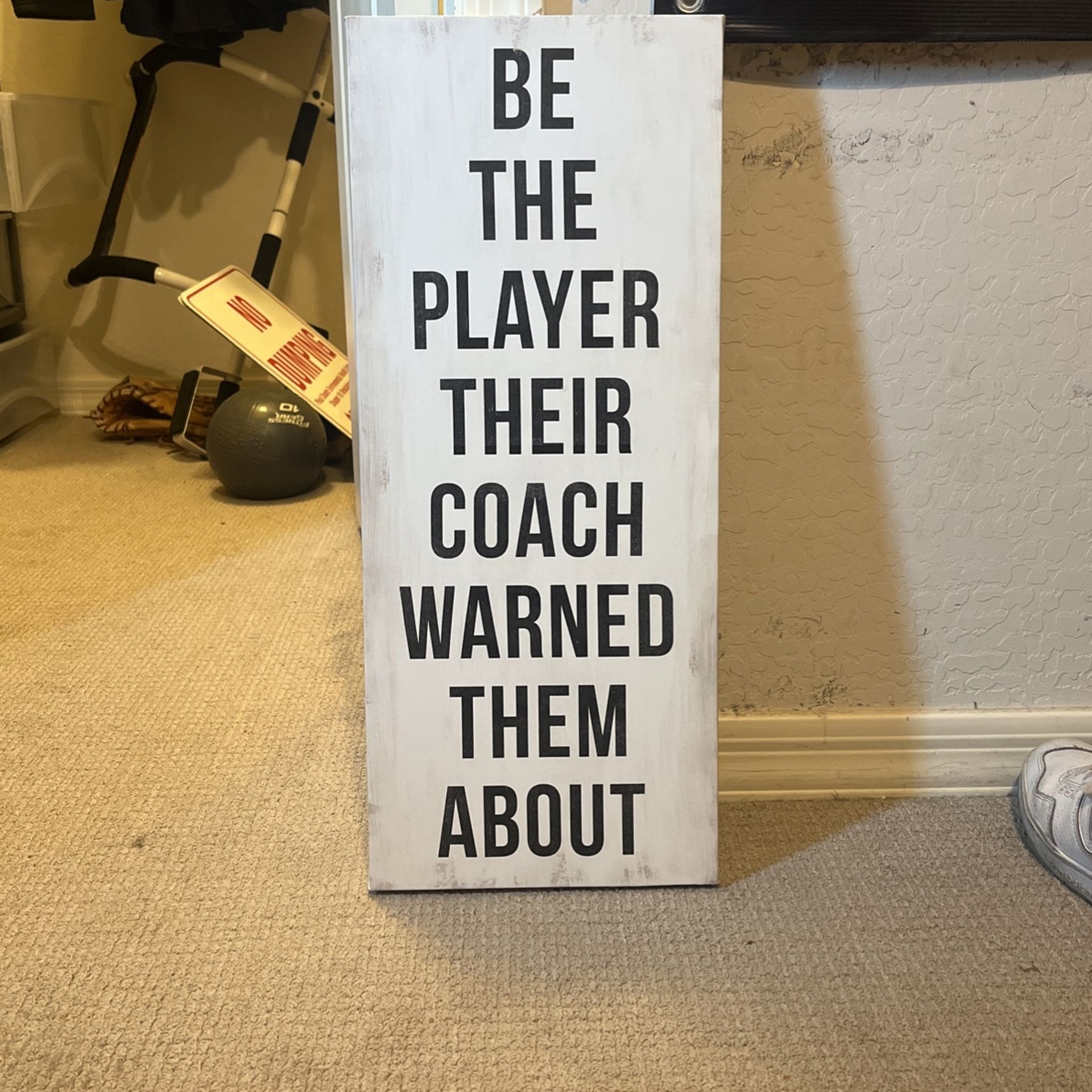 Sports Themed Wall Decoration