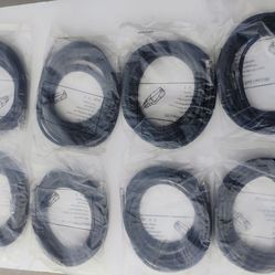 Lot of NEW Cat6 Ethernet Cables 14ft – High Speed LAN Patch Cords (8+ pcs)