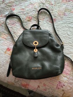 Michael Kors Forest Green Back Pack