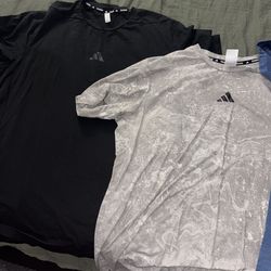 MENS XL ADIDAS WORKOUT SHIRTS
