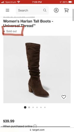 Universal Thread Chocolate Boots