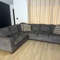 Gray Sectional Couch 