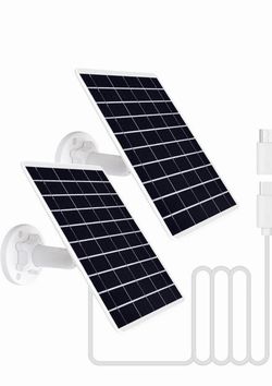 8 watt Solar Panels w/ usb c  ( Pair )