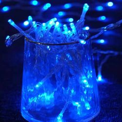 String Lights Outdoor Indoor, 49 Feet 150 LED Fairy Battery Operated Lights