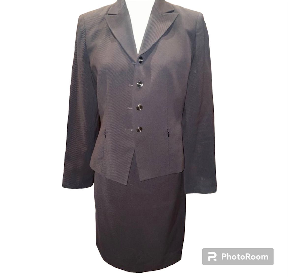 Brown Skirt Suit Set two piece outfit matching sets blazer skirt