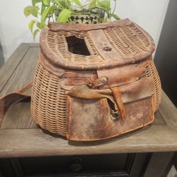 Antique Fishing Creel 