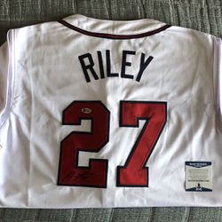 Austin Riley Atlanta Braves Autographed Authentic Jersey