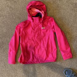 Helly Hansen Girls Rain Jacket Size 12
