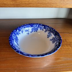 SW DEAN BURSLEM ENGLAND BLOSSOM PATTERN ART POTTERY BOWL