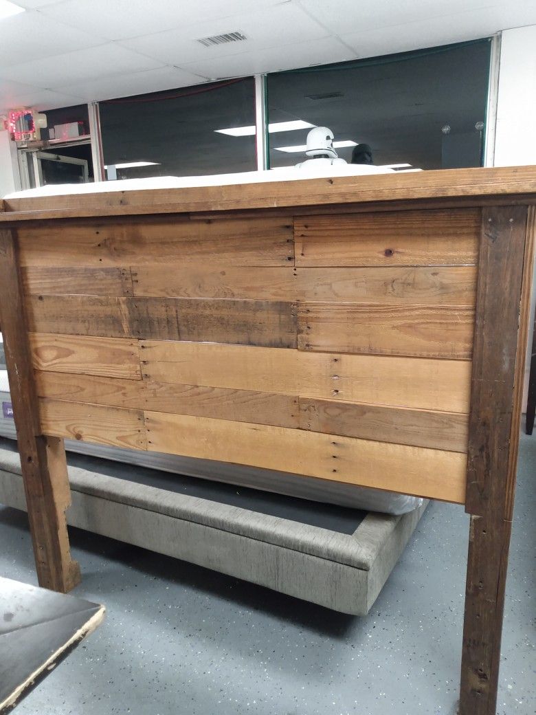 Solid Wood Full Headboard