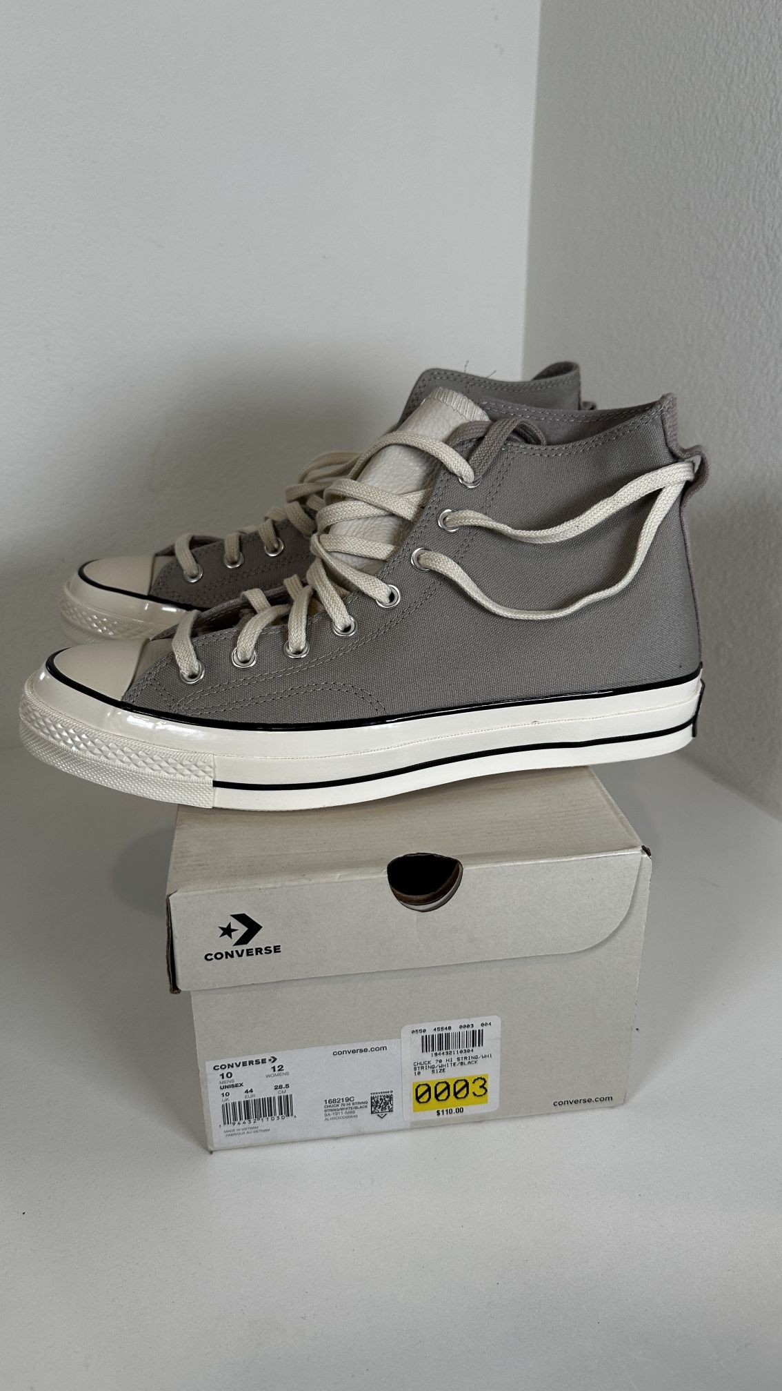 Converse All Star Chuck 70 x Fear Of God x Essentials Men's 10