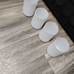 LED Light Cylinders,  6"HX4"D, LED Light Sheds (4 Pieces)