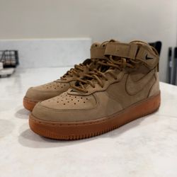 Nike Air Force 1 Mid Flax/Wheat – Men’s Size 8.5