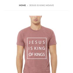 Jesus Is King New Tee
