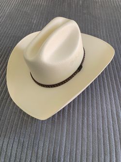 Straw Cowboy Hat with Braided Band