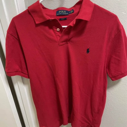 Polo Ralph Lauren Polo Shirt Slim Fit 100% Cotton Mens L