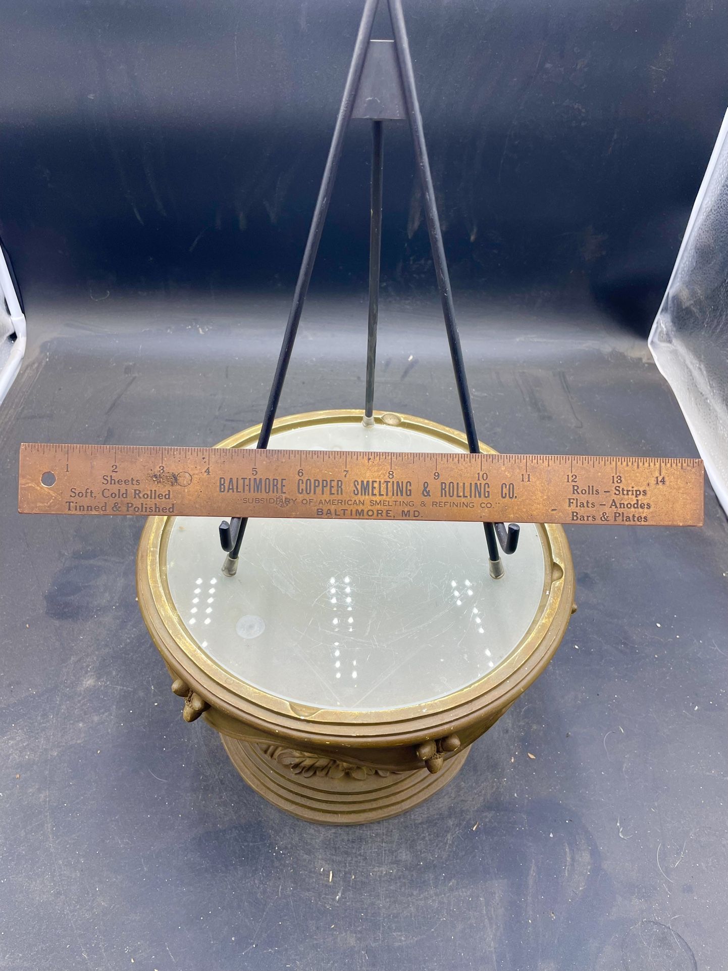 RARE Vintage Baltimore Copper Smelting & Rolling 15” Advertising Ruler