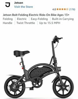 Jetson Pro Bolt Folding E-Bike 350 Watt w/Original Boxes (2 Available)